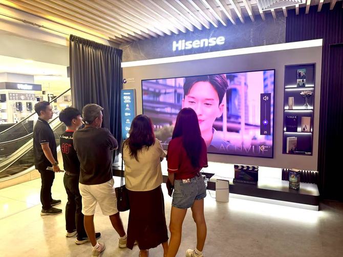 比电影院还震撼?到马来西亚海信激光电视体验店寻找最佳答案