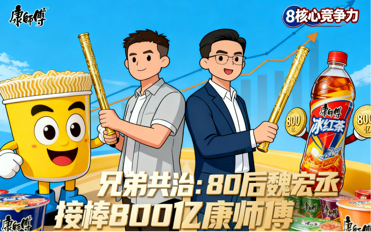 康师傅换帅:魏宏丞出任CEO,800亿食品帝国迈入共治时代