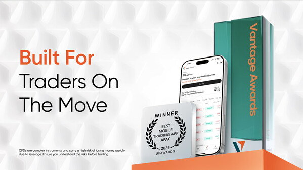 Vantage在UF Awards APAC 2025评选中荣获"亚太区最佳移动交易应用"奖 Vantage在UF Awards APAC 2025评选中荣获"亚太区最佳移动交易应用"奖