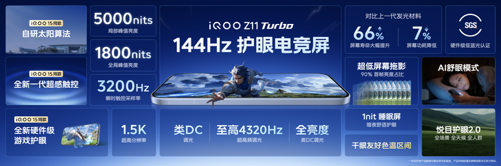 特好看，爆能打！iQOO Z11 Turbo重塑中端机天花板，首销优惠价2399元起