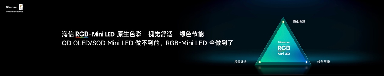 海信RGB-Mini LED电视E7S Pro为何被称为2026旗舰电视版答案? 海信RGB-Mini LED电视E7S Pro为何被称为2026旗舰电视版答案?