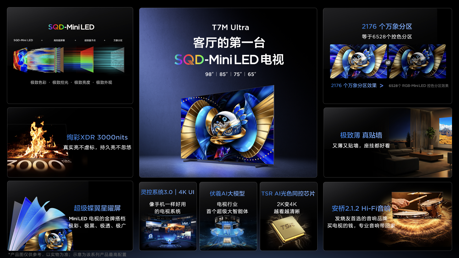TCL春季新品发布会三箭齐发:欢迎进入SQDMiniLED电视普及元年 TCL春季新品发布会三箭齐发:欢迎进入SQDMiniLED电视普及元年