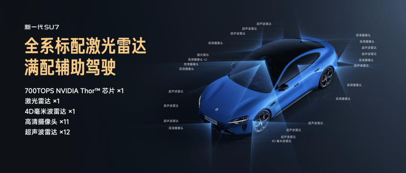 小米汽车新一代SU7正式上市,售价21.99万-30.39万,产品全面升级,用实力塑造「新一代驾驶者之车」 小米汽车新一代SU7正式上市,售价21.99万-30.39万,产品全面升级,用实力塑造「新一代驾驶者之车」