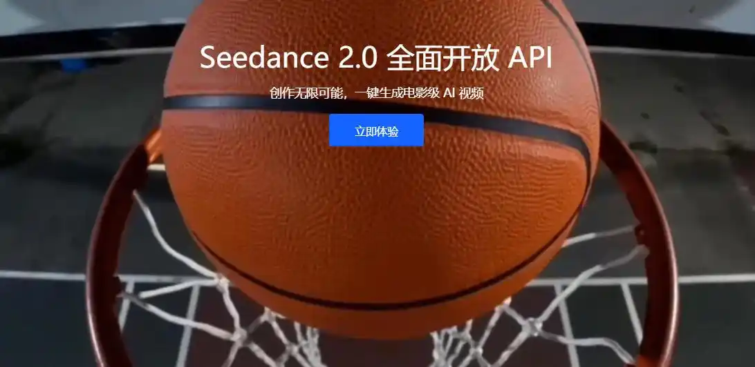 火山引擎：Seedance 2.0 API 服务全面开放