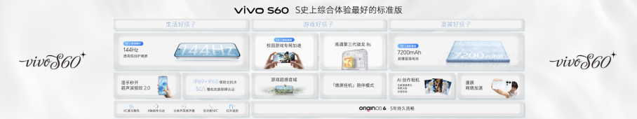 4K Live原相机,帧帧丝滑真清晰,vivo S60系列正式发布 4K Live原相机,帧帧丝滑真清晰,vivo S60系列正式发布