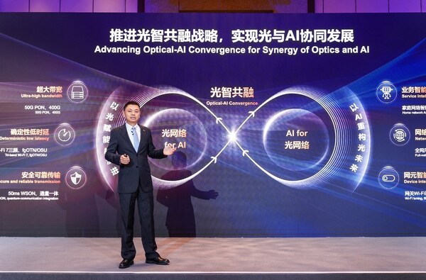 构建以AI为中心的智能光网，共赢AI时代新增长