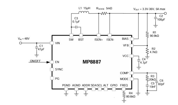 面向无线充电与USB PD EPR应用，MPS推出高效同步降压转换器MP8887