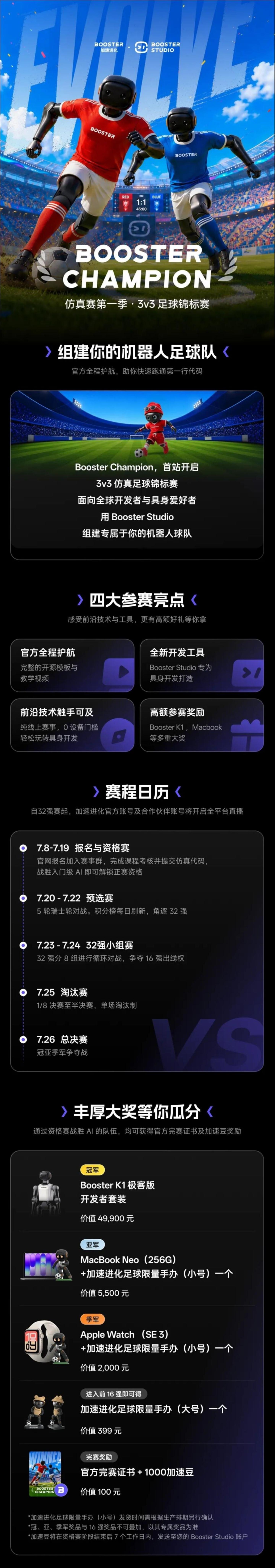 赛事招募|Booster 冠军之夜 仿真赛第一季:3v3 足球锦标赛正式启动 赛事招募|Booster 冠军之夜 仿真赛第一季:3v3 足球锦标赛正式启动