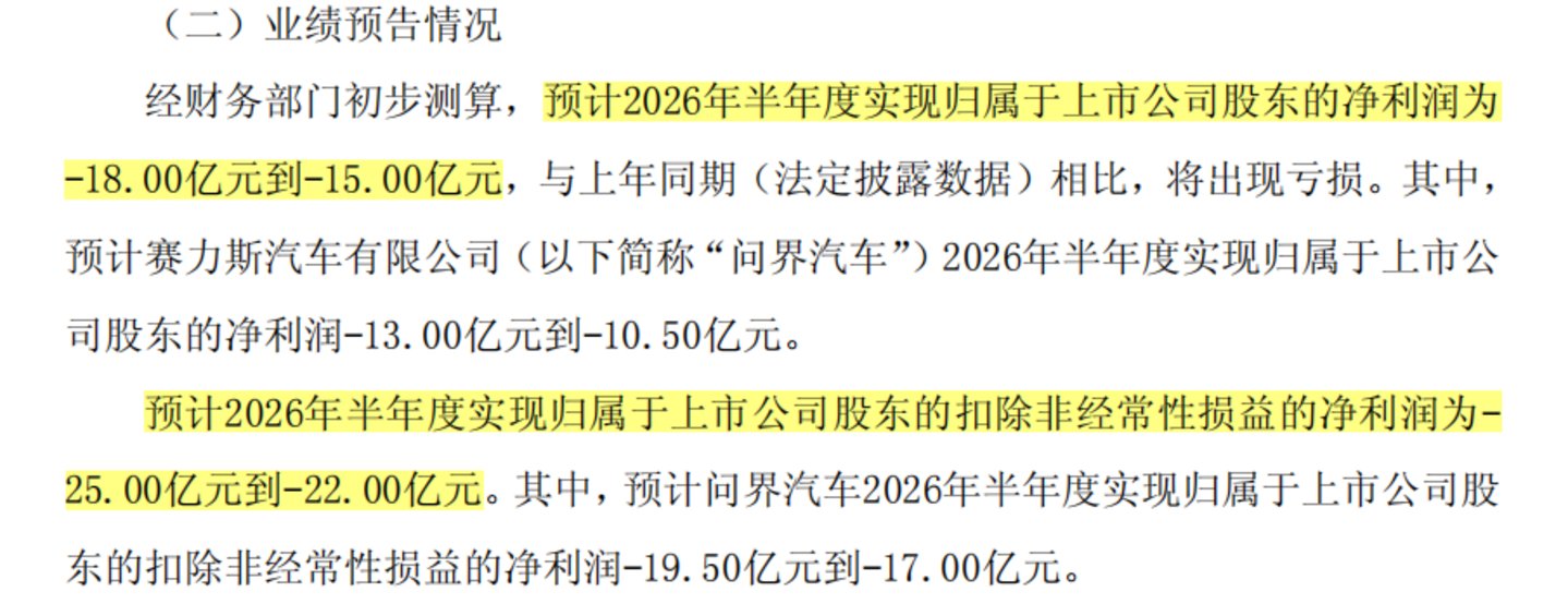 赛力斯,等华为再爱一次 赛力斯,等华为再爱一次