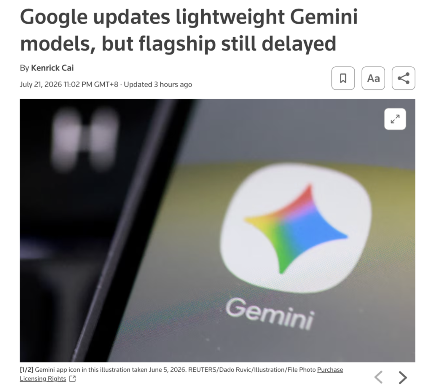  Gemini 3.5 Pro难产，谷歌先交了两张草稿纸