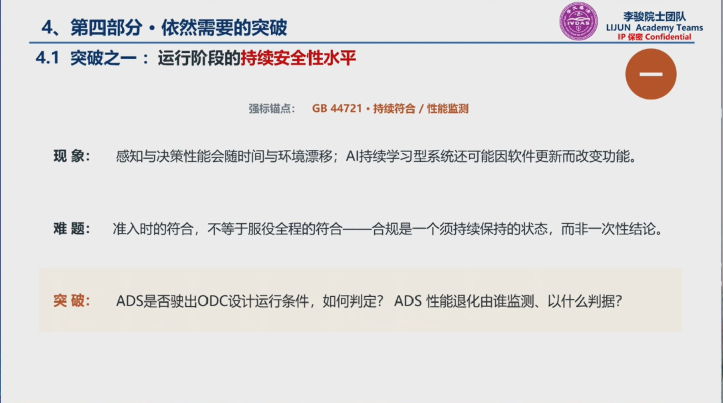 自动驾驶迈入运行安全时代,李骏院士:AI开车车企全责,车辆终身纳入安全监管 自动驾驶迈入运行安全时代,李骏院士:AI开车车企全责,车辆终身纳入安全监管