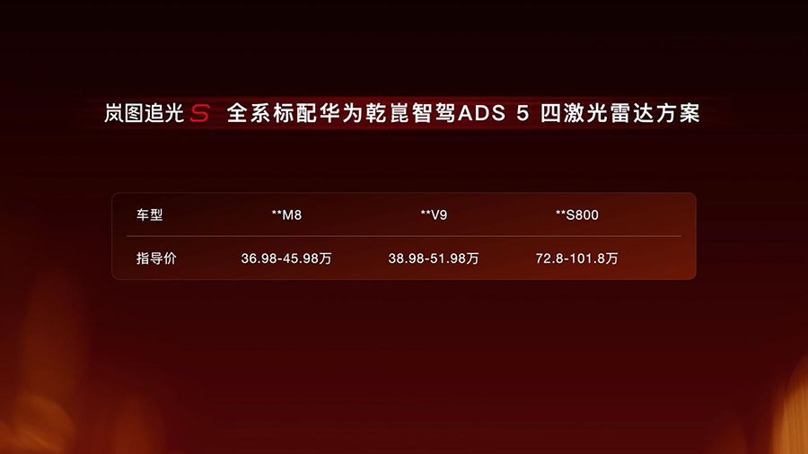 30.99万!岚图追光S正式预售 杨洋当场下订成001号车主 30.99万!岚图追光S正式预售 杨洋当场下订成001号车主