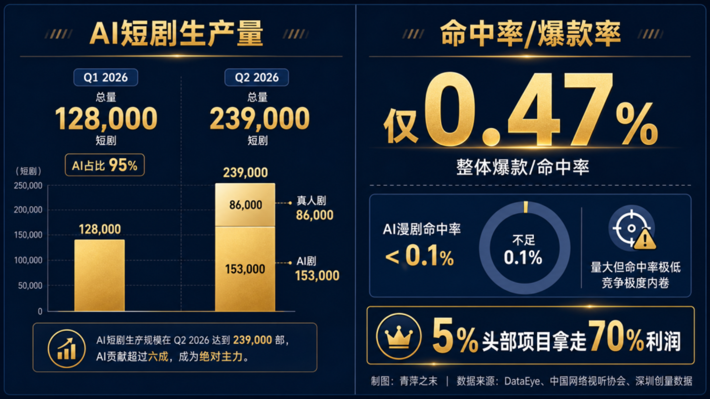  AI短剧的真相：成本砍了90%，但钱去哪儿了？