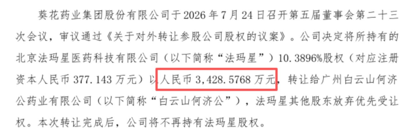  黑龙江关氏姐妹，又对葵花药业大动