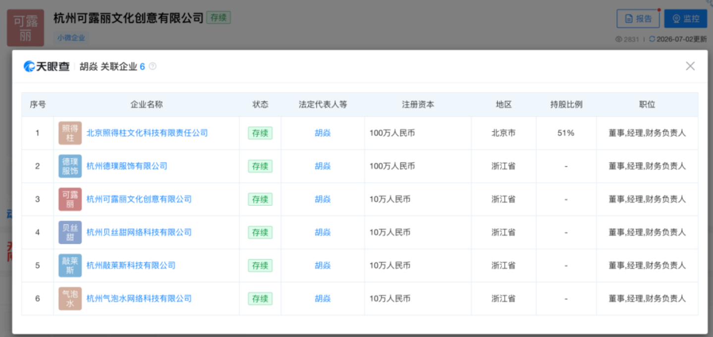 赵露思主理品牌RDD,困于粉丝 赵露思主理品牌RDD,困于粉丝