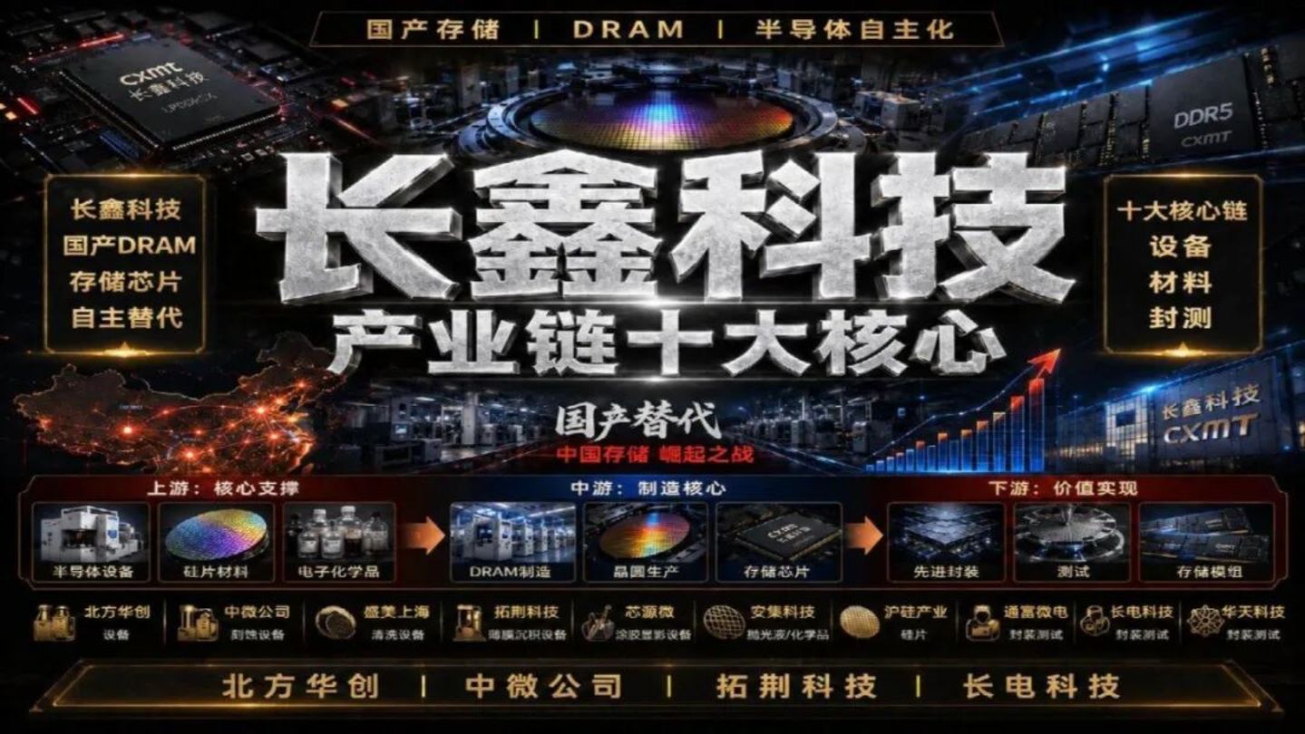 长鑫科技上市史,在巨头裂缝里照进光 长鑫科技上市史,在巨头裂缝里照进光