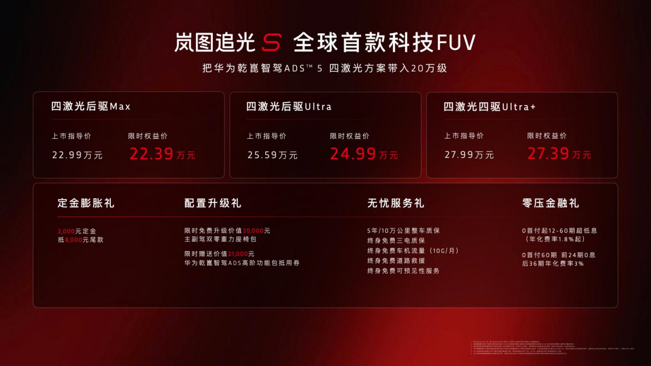 杨洋亲测不想下车！ 岚图追光S限时权益价仅22.39万元起