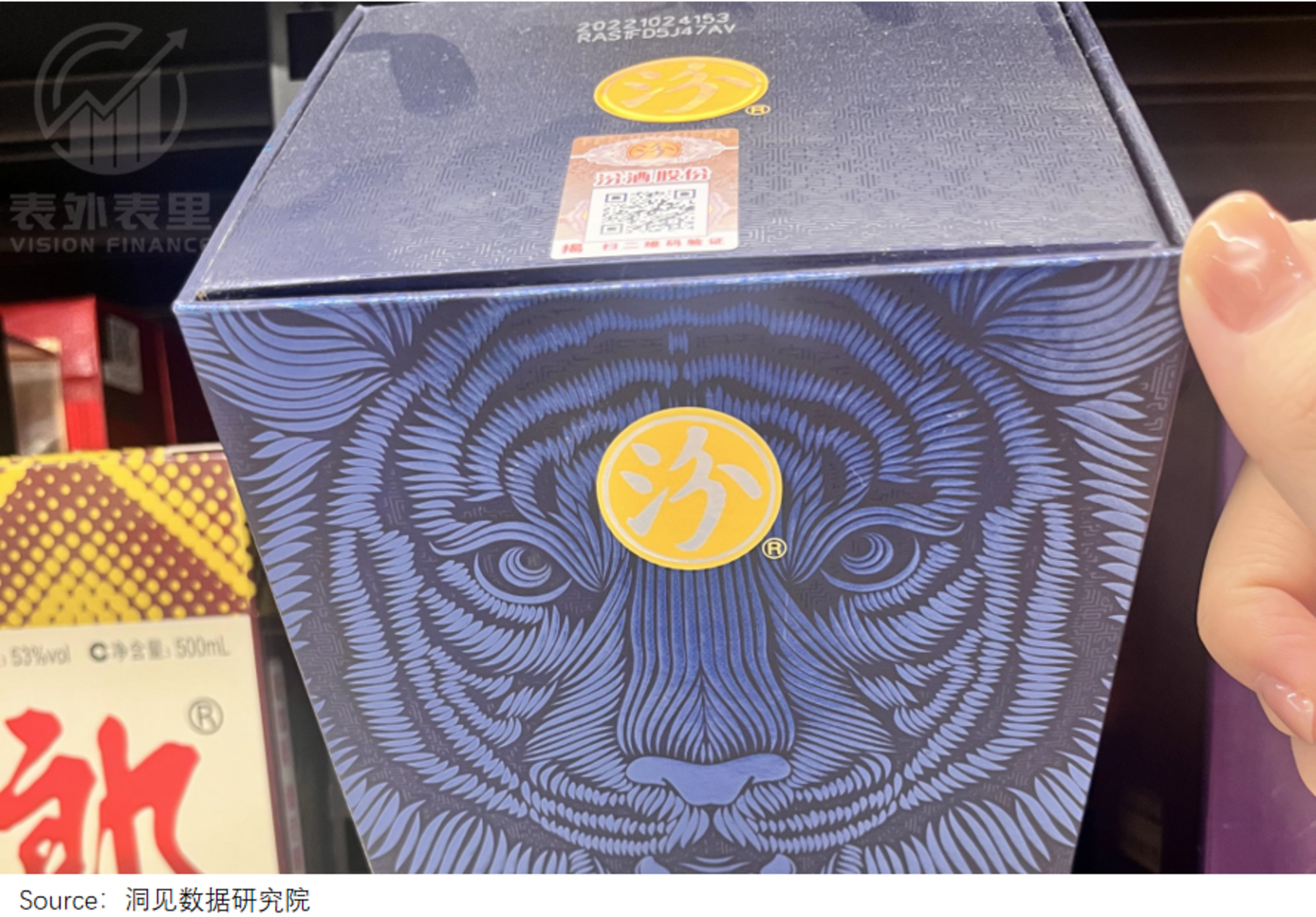 超市货架上,摆满了三四年前的白酒 超市货架上,摆满了三四年前的白酒