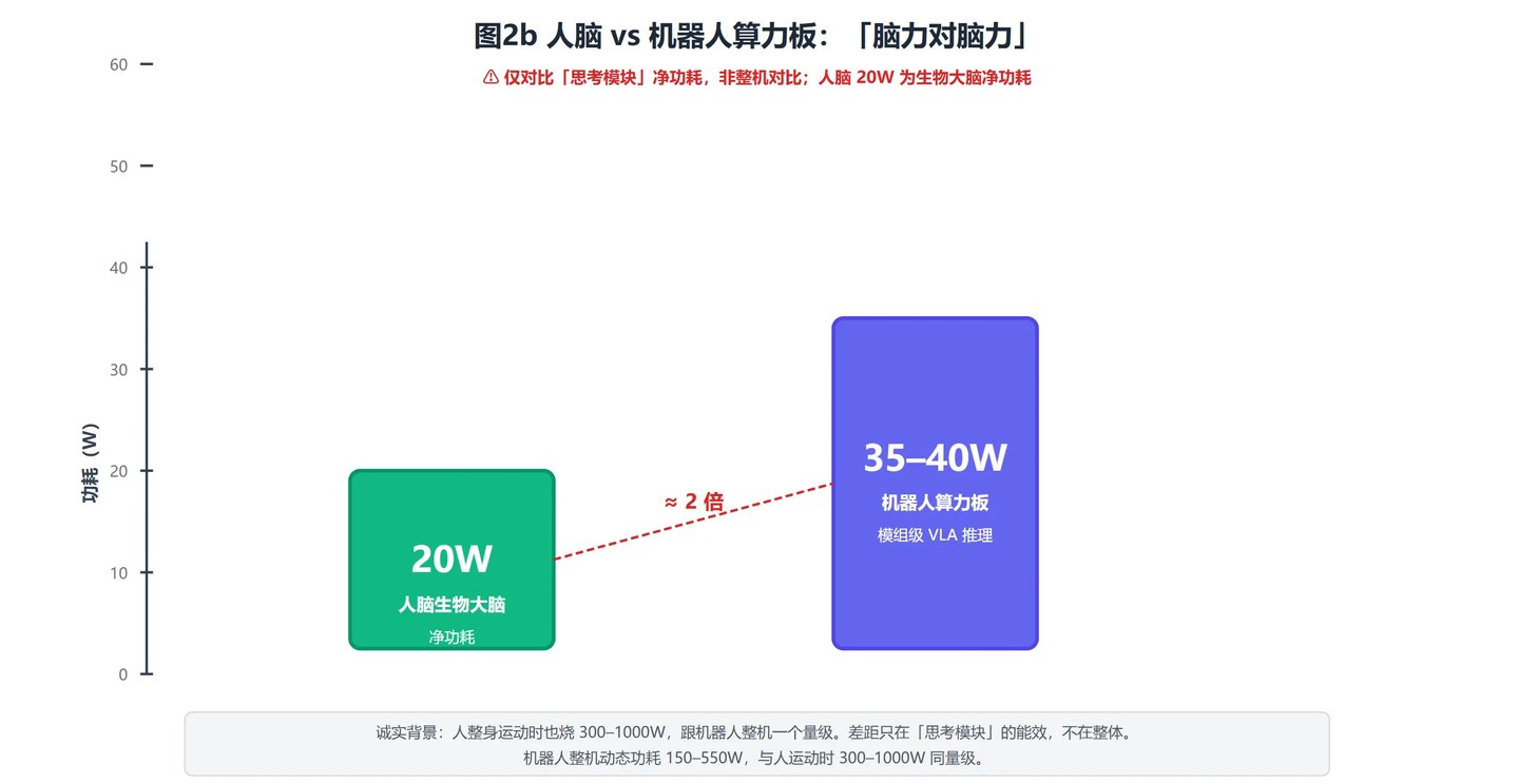  人形机器人的天花板不在算法，在热力学