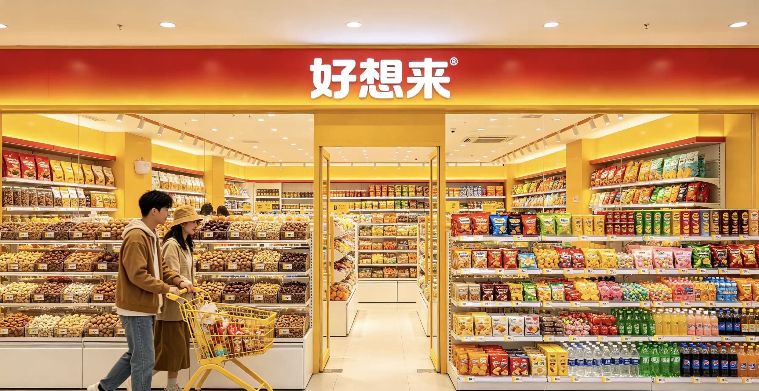 好想来万店狂奔，王哲宁把零食店开成“印钞机”