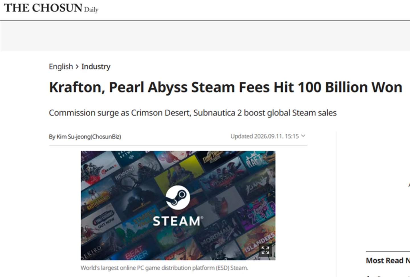  被中国挤出的韩国游戏厂商，重新在Steam发了财