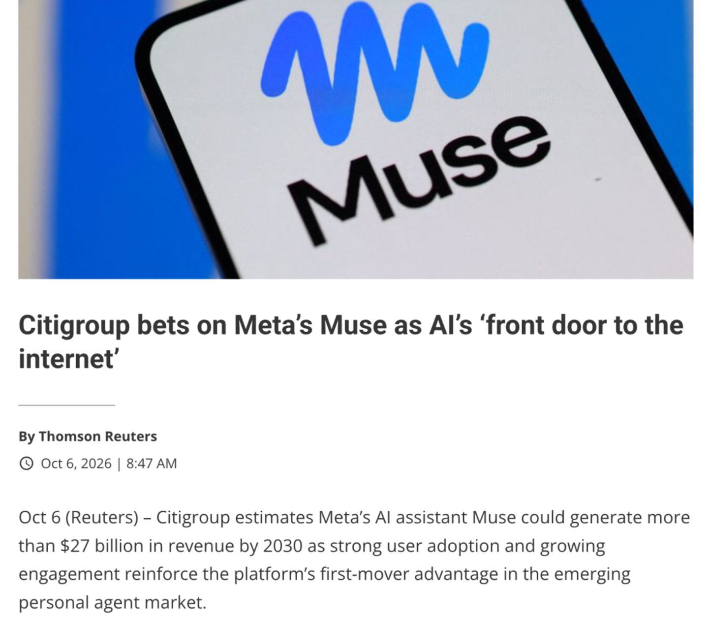 Muse发布一个月,Personal Agent让新 BAT 集体上头 Muse发布一个月,Personal Agent让新 BAT 集体上头