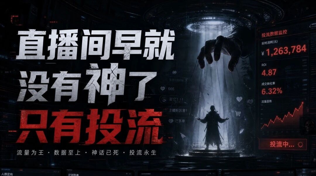 观点|直播间早就没有神了，只有投流 