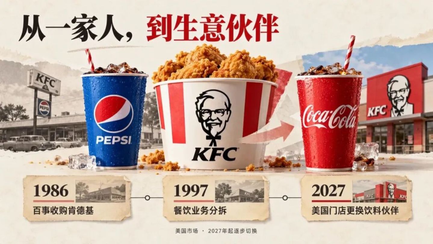 肯德基,为什么把百事可乐换成可口可乐? 肯德基,为什么把百事可乐换成可口可乐?
