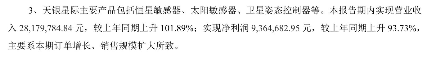  天银机电Q3由盈转亏，商业航天高增长仍难撑起大盘｜看财报
