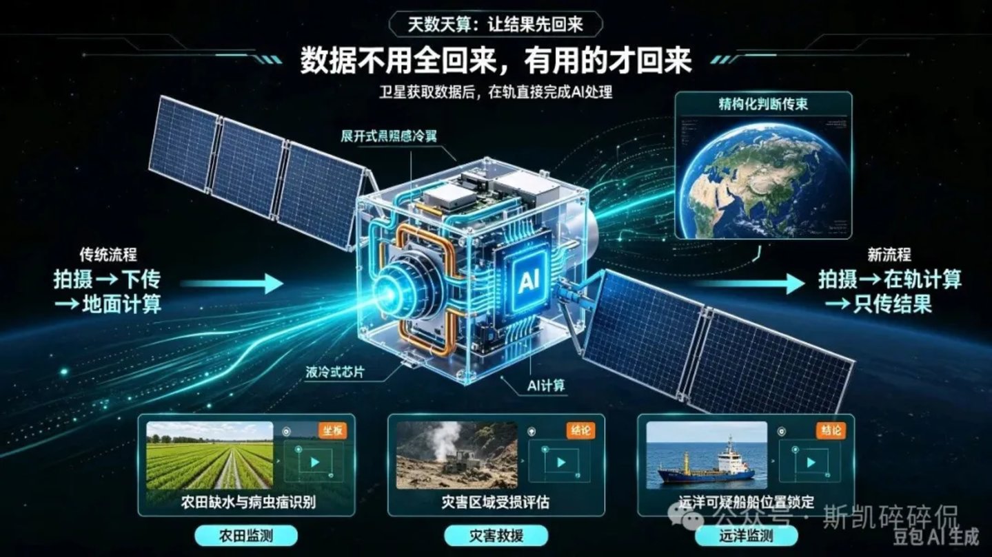 从“天感地算”到“天数天算”:中国企业在太空布局算力枢纽 从“天感地算”到“天数天算”:中国企业在太空布局算力枢纽