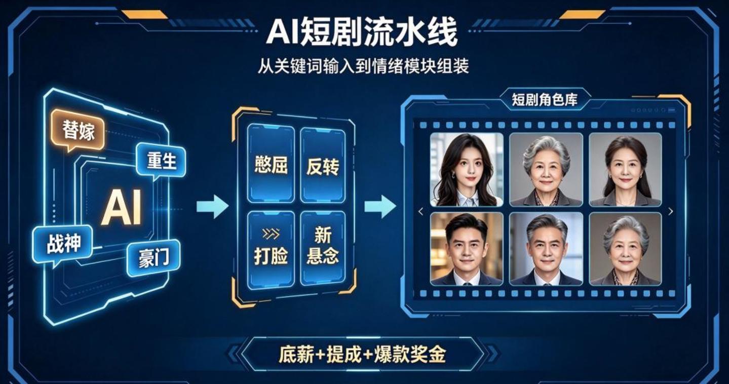 AI短剧:流水线上的打工人不得不说的秘密 AI短剧:流水线上的打工人不得不说的秘密