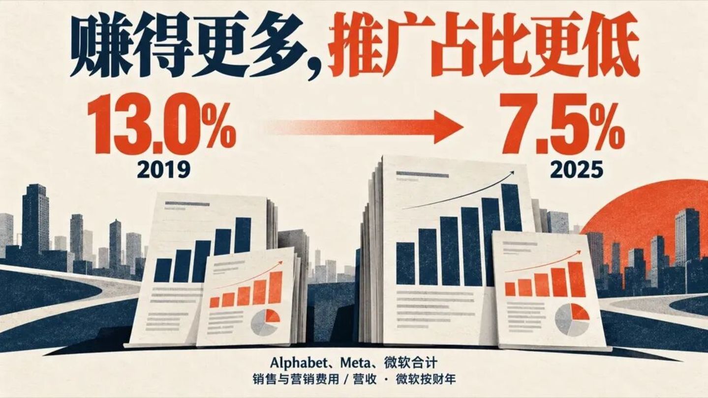 大厂减市场预算，加AI预算